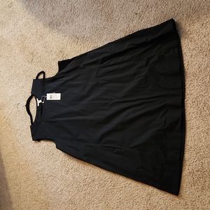 Eileen Fisher black cotton dress,  NEW, XL